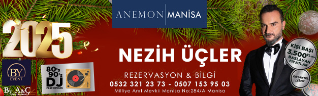 Anemon Manisa 2025 Yılbaşı Programı