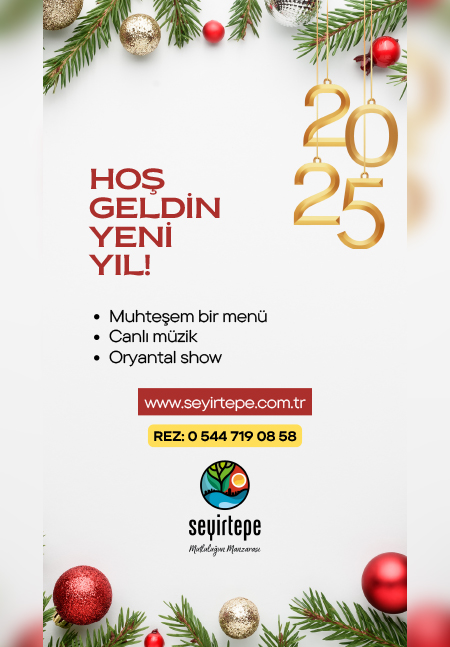 Seyirtepe Restoran Yılbaşı Programı 2025